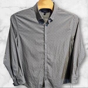 Mizzen+Main Leeward‎ Button Down Shirt Men's XXL Trim Fit Check Performance